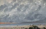 Gustave Courbet Canvas Paintings - Beach Scene